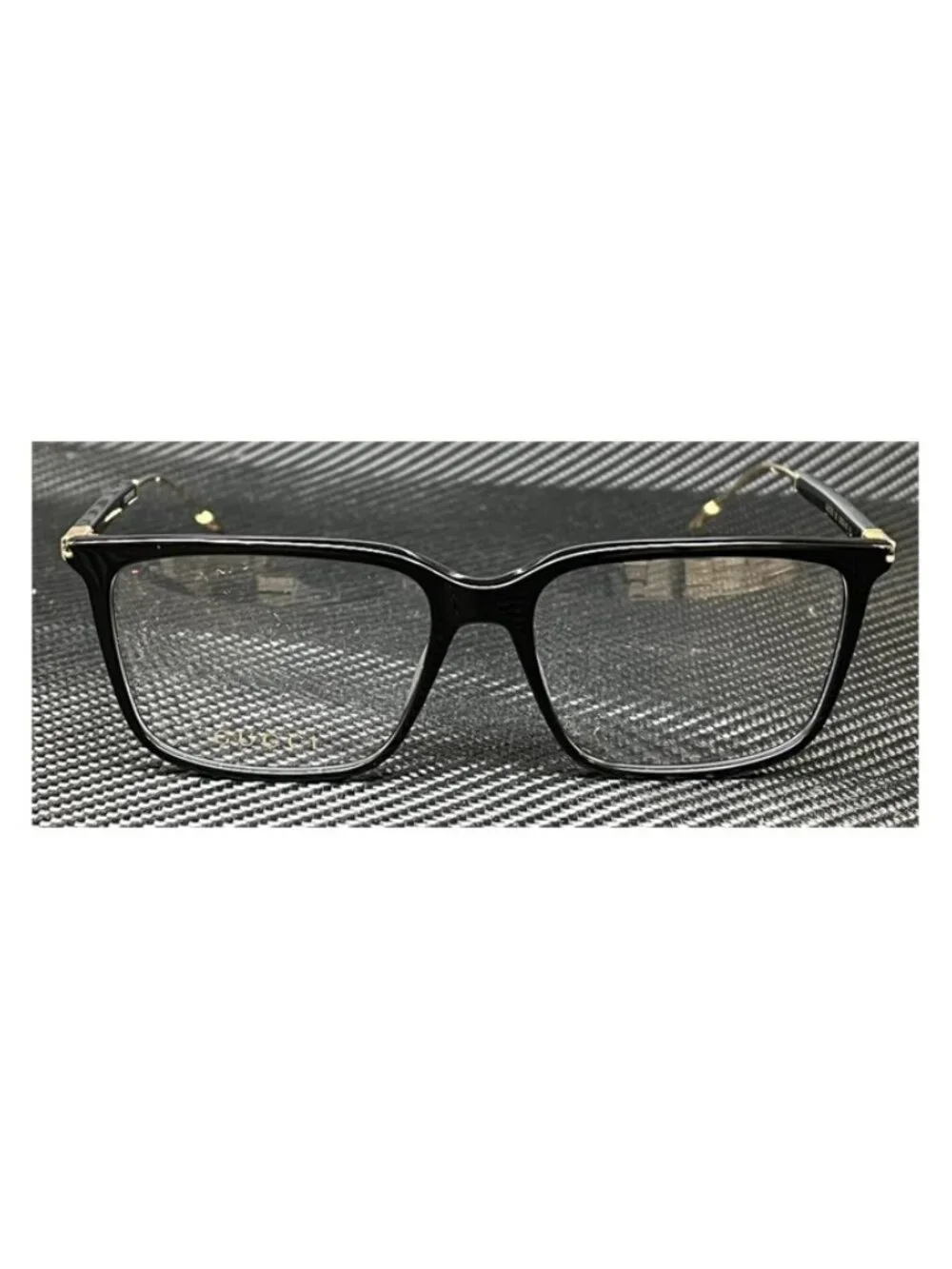 New Gucci Men Black Eyeglasses 56-16-145